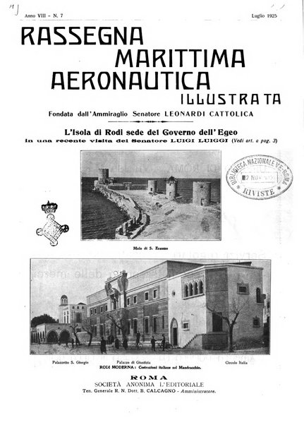 Rassegna marittima aeronautica illustrata