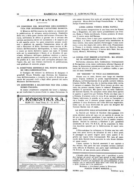 Rassegna marittima aeronautica illustrata