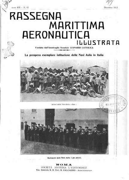 Rassegna marittima aeronautica illustrata