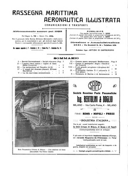 Rassegna marittima aeronautica illustrata