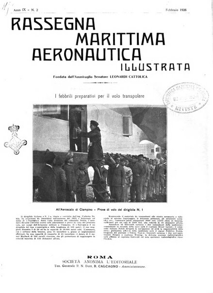 Rassegna marittima aeronautica illustrata