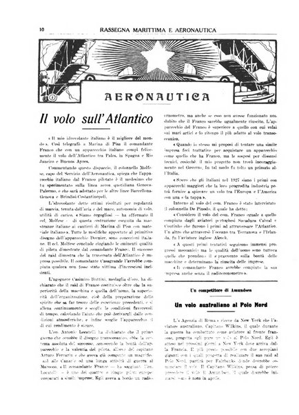 Rassegna marittima aeronautica illustrata