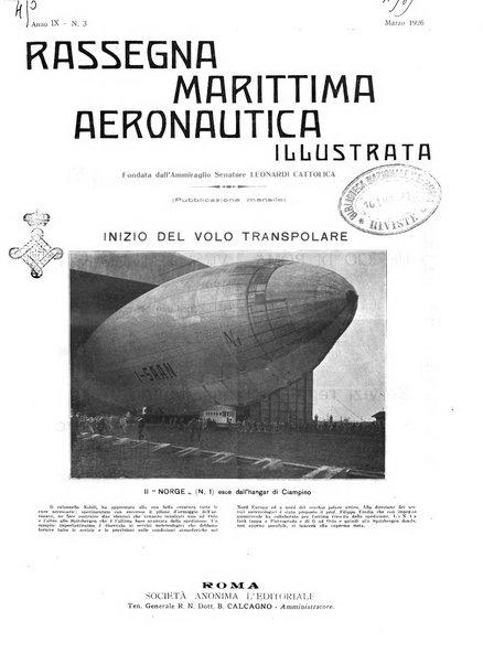 Rassegna marittima aeronautica illustrata