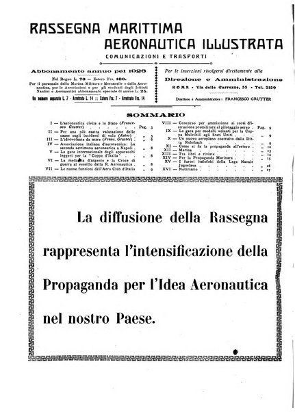 Rassegna marittima aeronautica illustrata