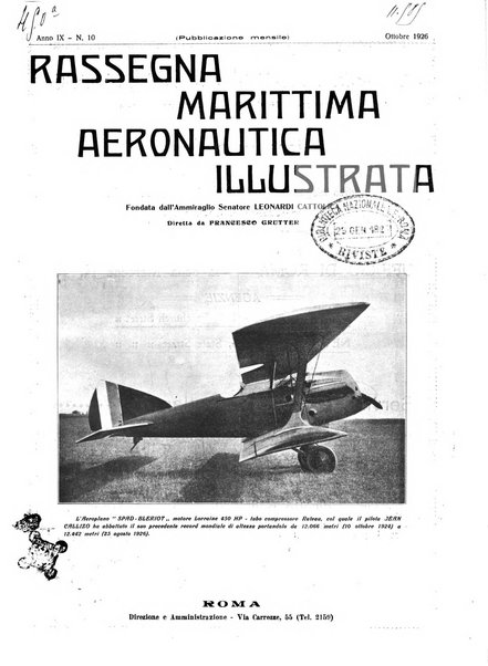 Rassegna marittima aeronautica illustrata