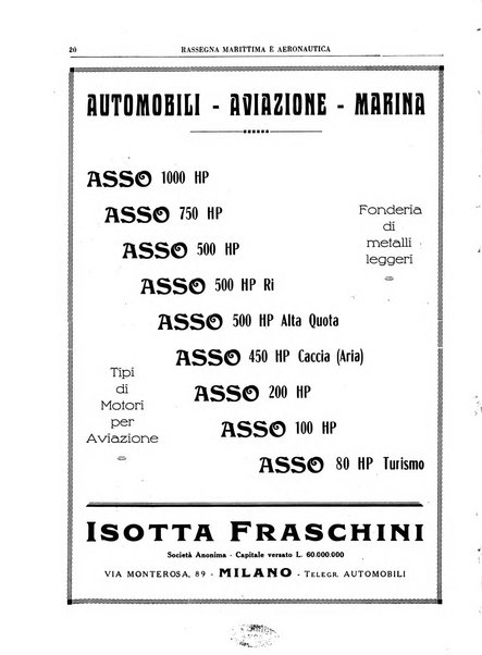 Rassegna marittima aeronautica illustrata