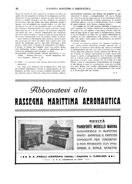 Rassegna marittima aeronautica illustrata