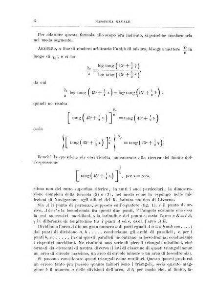 Rassegna navale periodico mensile di scienze ed arti marittime