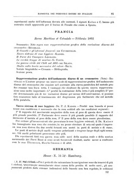 Rassegna navale periodico mensile di scienze ed arti marittime