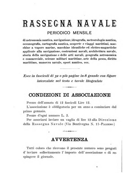 Rassegna navale periodico mensile di scienze ed arti marittime