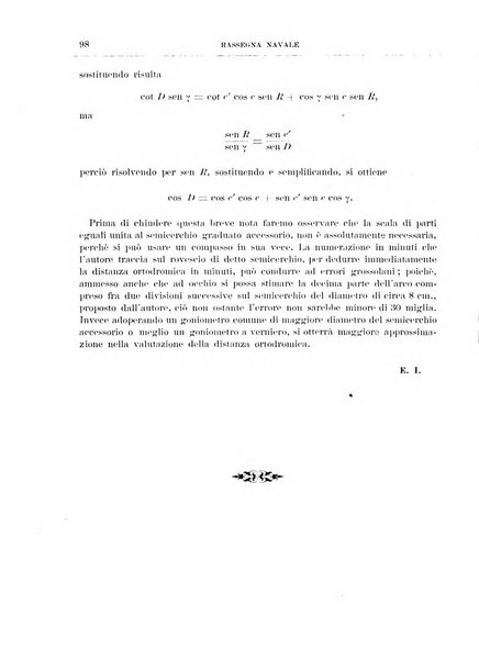 Rassegna navale periodico mensile di scienze ed arti marittime