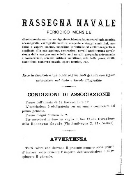 Rassegna navale periodico mensile di scienze ed arti marittime