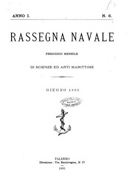 Rassegna navale periodico mensile di scienze ed arti marittime