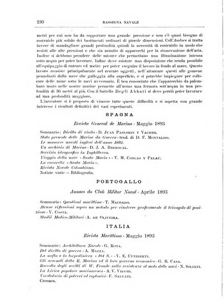 Rassegna navale periodico mensile di scienze ed arti marittime