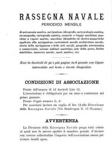 Rassegna navale periodico mensile di scienze ed arti marittime