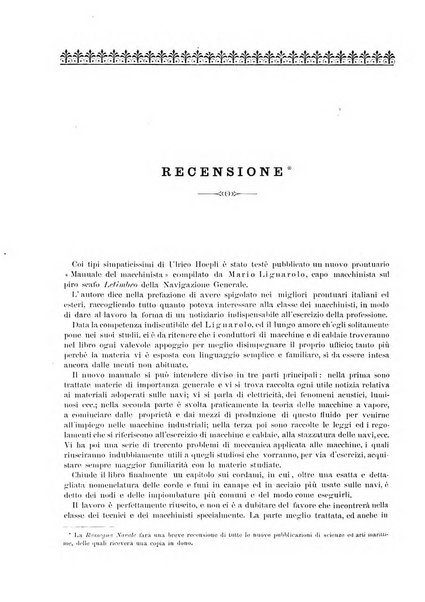 Rassegna navale periodico mensile di scienze ed arti marittime