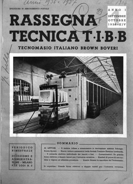 Rassegna tecnica Tibb