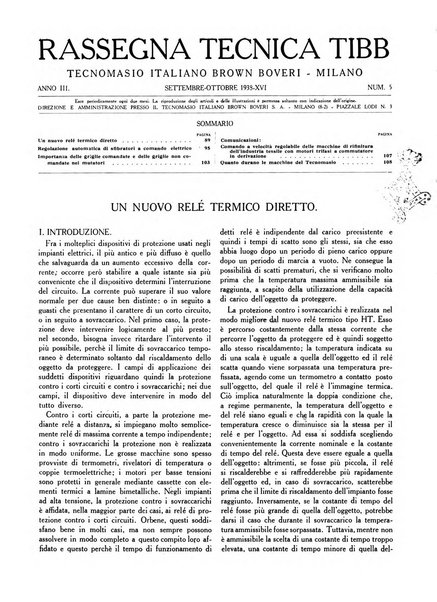 Rassegna tecnica Tibb