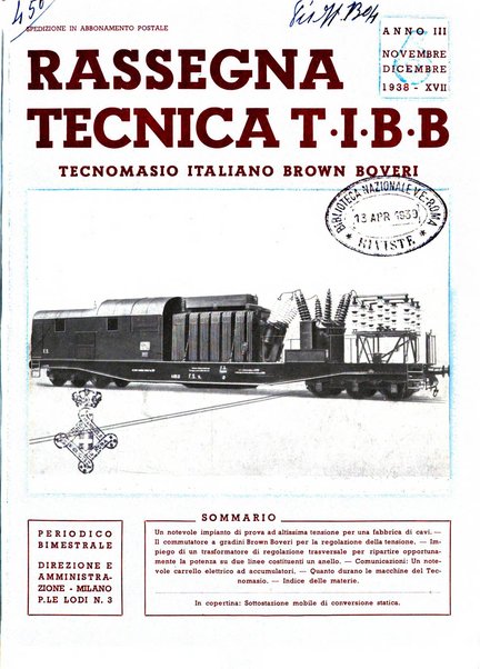 Rassegna tecnica Tibb