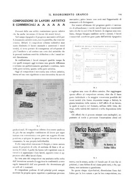 Il risorgimento grafico rivista tecnica mensile di saggi grafici e scritti tecnici