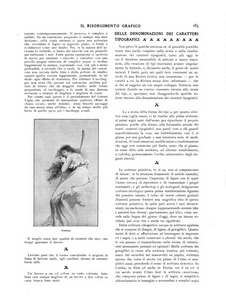 Il risorgimento grafico rivista tecnica mensile di saggi grafici e scritti tecnici