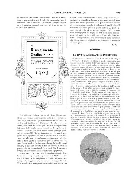 Il risorgimento grafico rivista tecnica mensile di saggi grafici e scritti tecnici