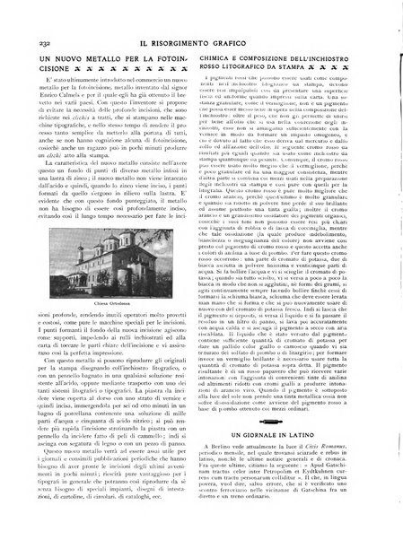 Il risorgimento grafico rivista tecnica mensile di saggi grafici e scritti tecnici