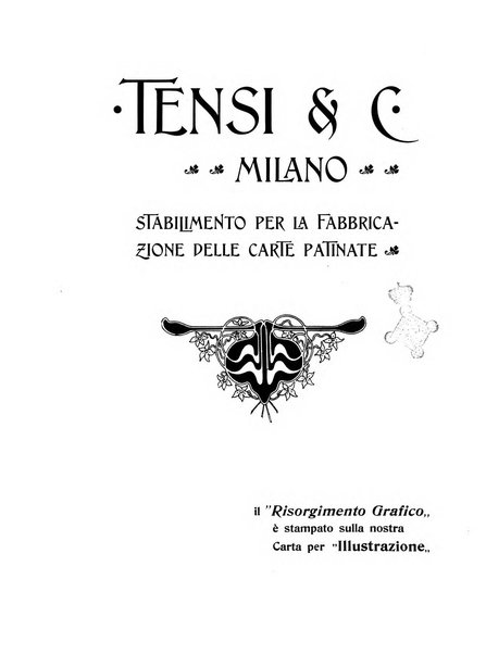 Il risorgimento grafico rivista tecnica mensile di saggi grafici e scritti tecnici