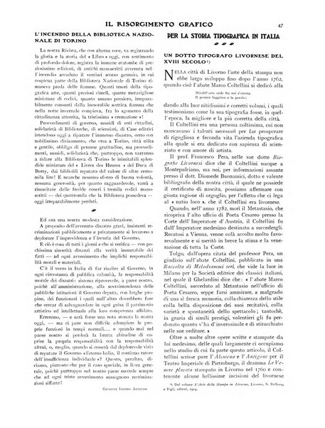 Il risorgimento grafico rivista tecnica mensile di saggi grafici e scritti tecnici