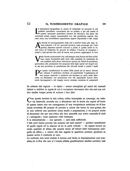 Il risorgimento grafico rivista tecnica mensile di saggi grafici e scritti tecnici