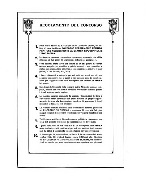 Il risorgimento grafico rivista tecnica mensile di saggi grafici e scritti tecnici