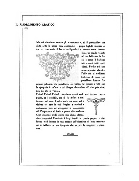 Il risorgimento grafico rivista tecnica mensile di saggi grafici e scritti tecnici