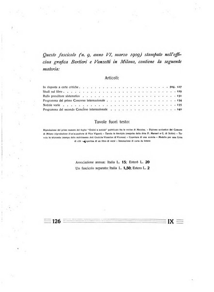 Il risorgimento grafico rivista tecnica mensile di saggi grafici e scritti tecnici