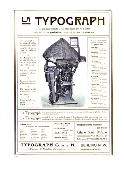 Il risorgimento grafico rivista tecnica mensile di saggi grafici e scritti tecnici