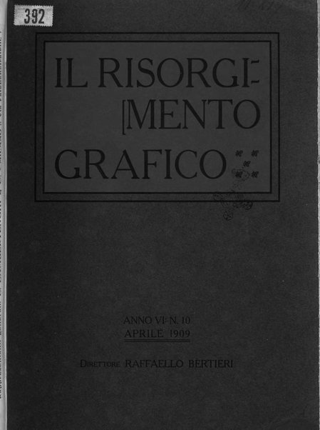 Il risorgimento grafico rivista tecnica mensile di saggi grafici e scritti tecnici