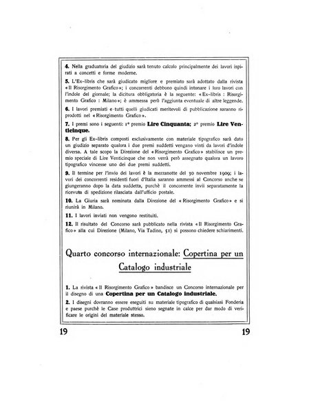 Il risorgimento grafico rivista tecnica mensile di saggi grafici e scritti tecnici