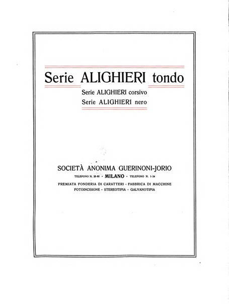 Il risorgimento grafico rivista tecnica mensile di saggi grafici e scritti tecnici