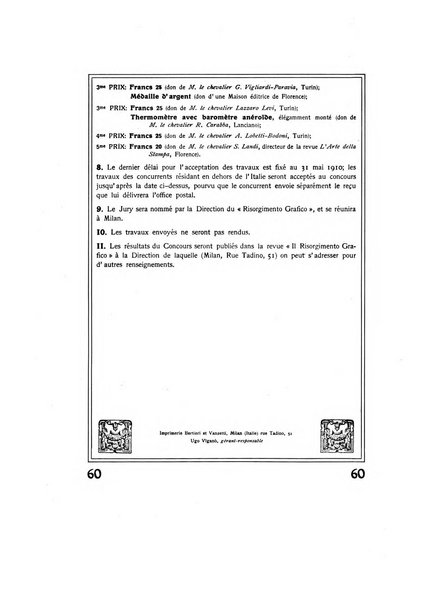 Il risorgimento grafico rivista tecnica mensile di saggi grafici e scritti tecnici