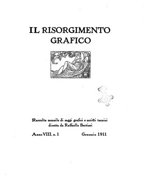 Il risorgimento grafico rivista tecnica mensile di saggi grafici e scritti tecnici