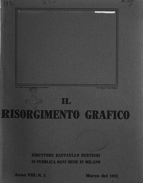 Il risorgimento grafico rivista tecnica mensile di saggi grafici e scritti tecnici