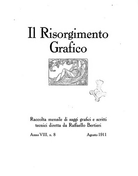 Il risorgimento grafico rivista tecnica mensile di saggi grafici e scritti tecnici