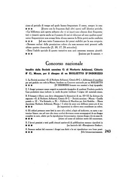 Il risorgimento grafico rivista tecnica mensile di saggi grafici e scritti tecnici