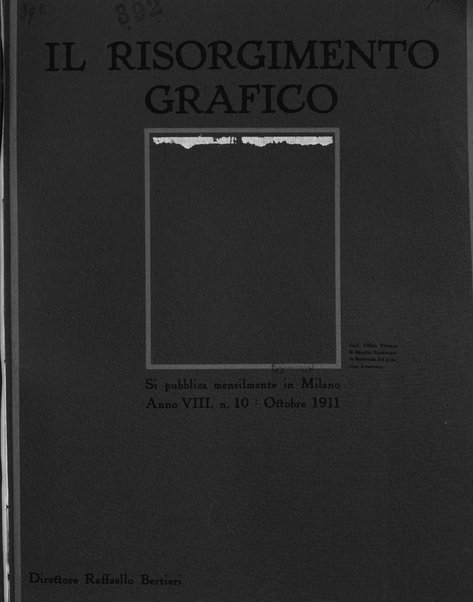 Il risorgimento grafico rivista tecnica mensile di saggi grafici e scritti tecnici