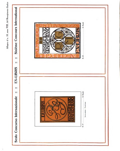 Il risorgimento grafico rivista tecnica mensile di saggi grafici e scritti tecnici