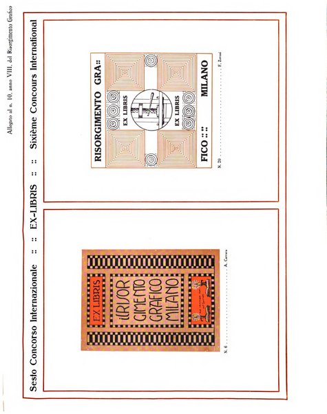 Il risorgimento grafico rivista tecnica mensile di saggi grafici e scritti tecnici