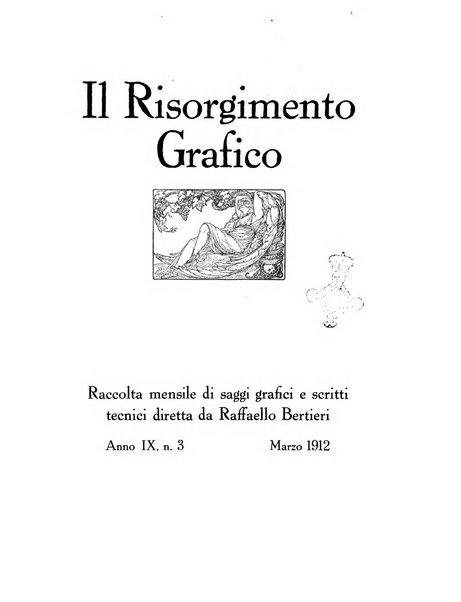 Il risorgimento grafico rivista tecnica mensile di saggi grafici e scritti tecnici