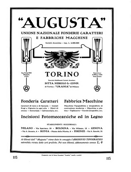 Il risorgimento grafico rivista tecnica mensile di saggi grafici e scritti tecnici