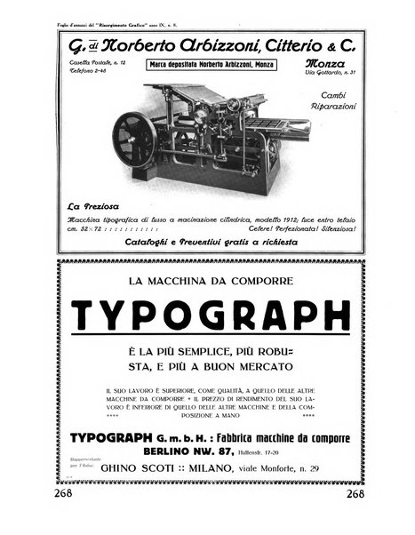 Il risorgimento grafico rivista tecnica mensile di saggi grafici e scritti tecnici