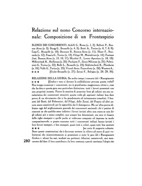 Il risorgimento grafico rivista tecnica mensile di saggi grafici e scritti tecnici