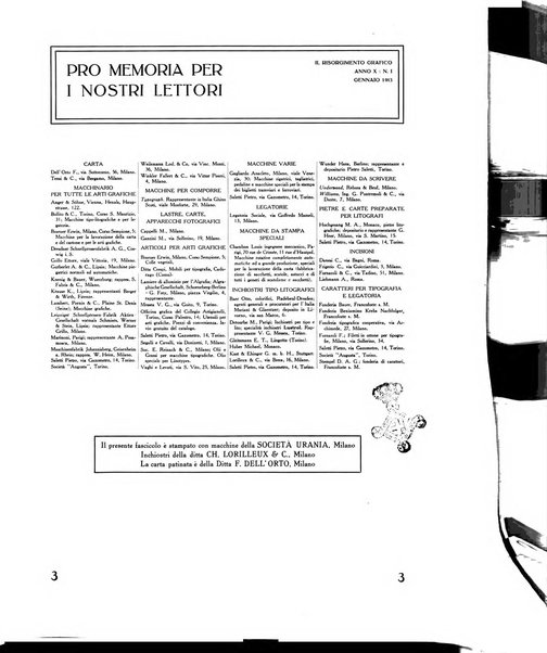 Il risorgimento grafico rivista tecnica mensile di saggi grafici e scritti tecnici